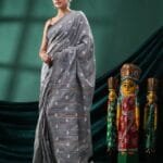 Floral Embroidered Saree